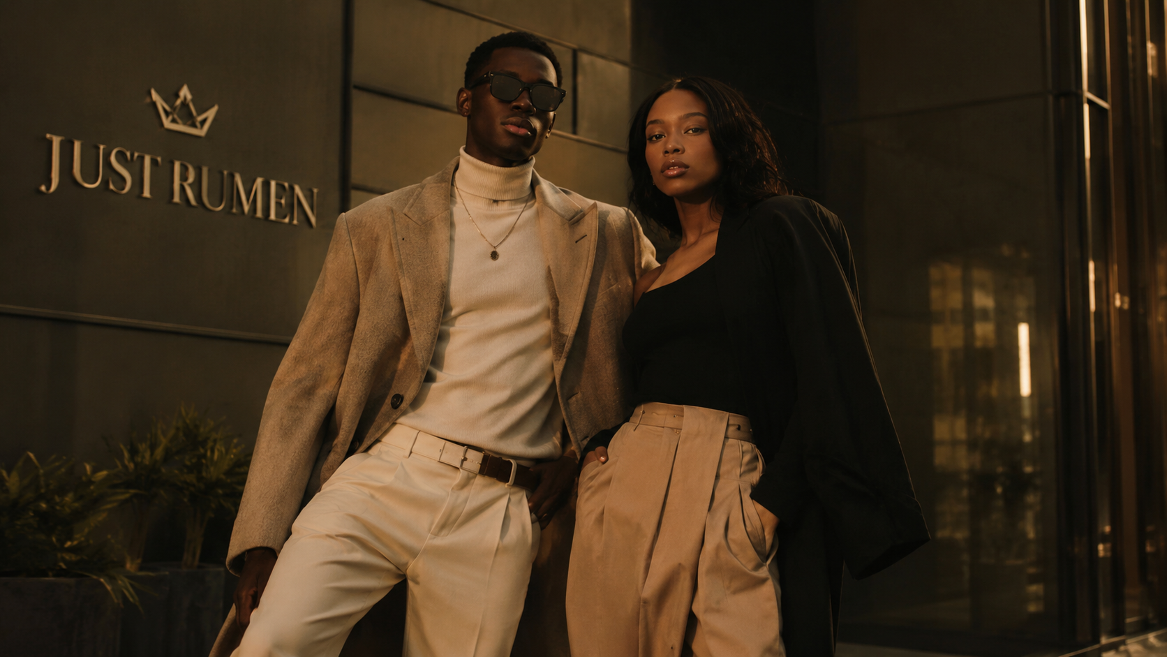 JUSTRUMEN luxury fashion campaign